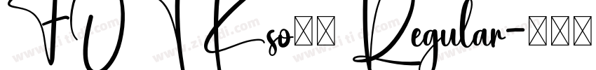 FOT Kso地蔵 Regular字体转换